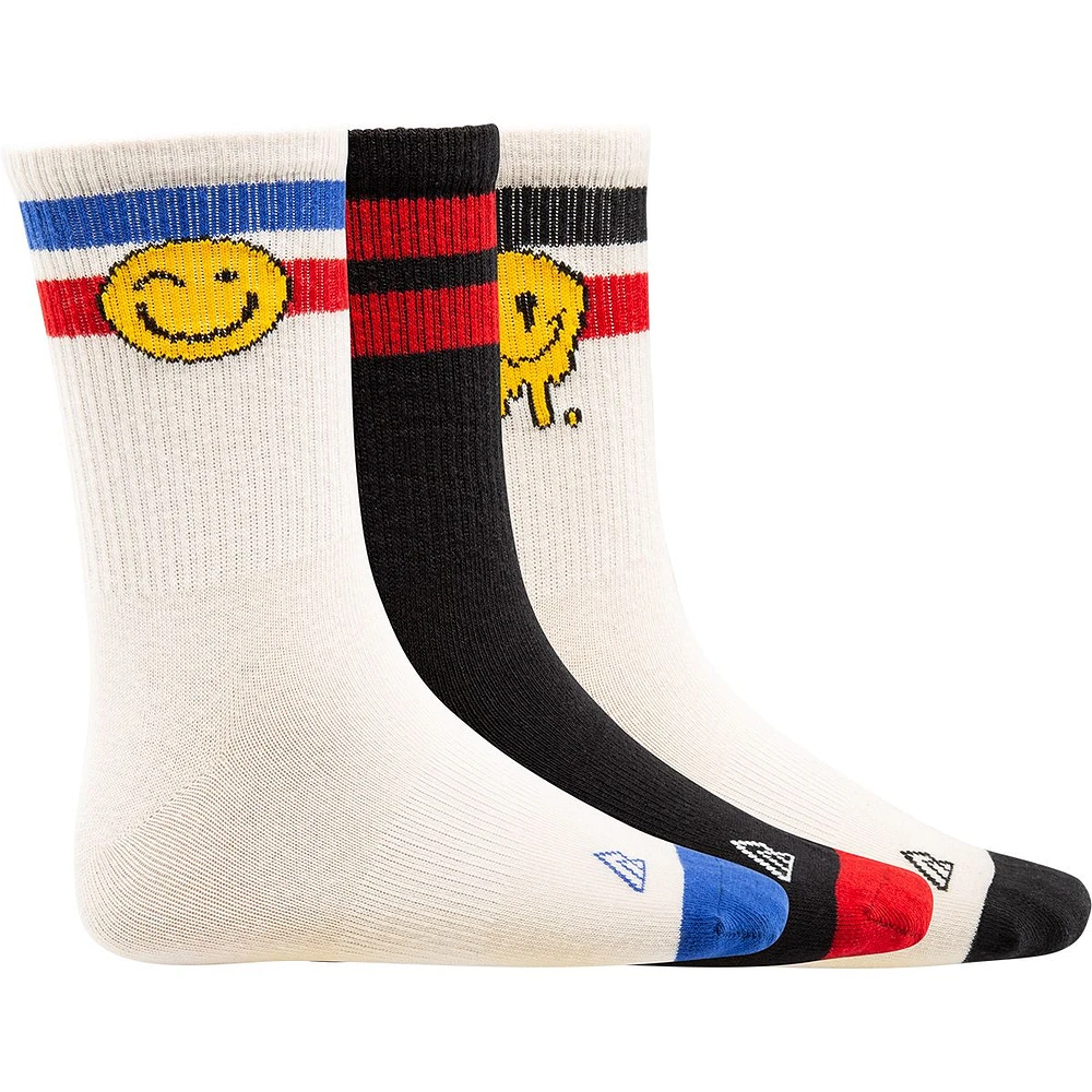 Ripzone Kids’ Retro Crew Socks – 3 pk