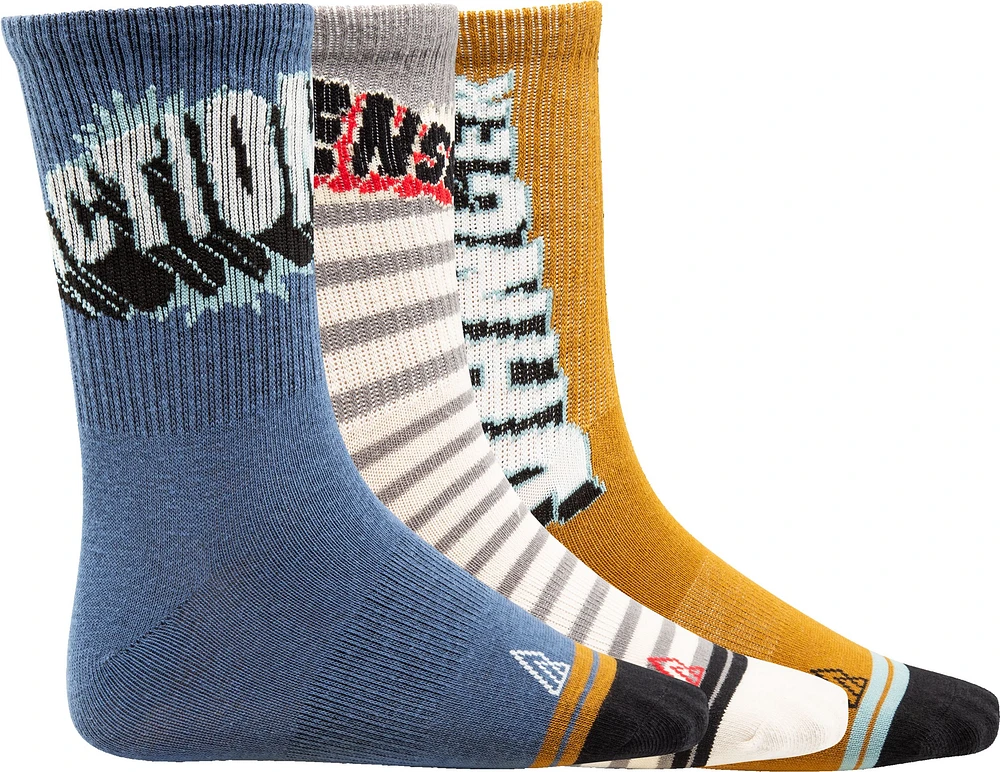 Ripzone Boys' Texit Crew Socks - 3 Pack