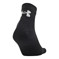 Under Armour Kids' Training Cotton Quarter Crew Socks - 6 pk