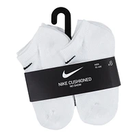 Nike Boys' Mesh Cushioned No Show Socks - 6 Pack