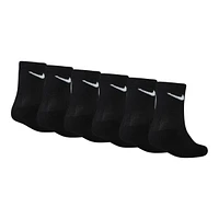 Nike Boys' Mesh Cushioned Crew Socks - 6 Pack