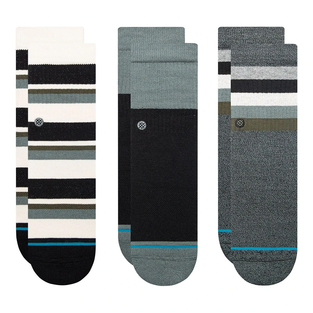 Stance Boys' Bounce Back Crew Socks - 3 Pack