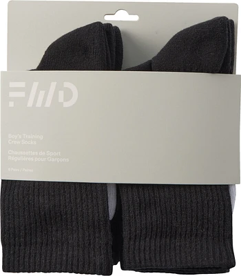 FWD Youth Athletic Quarter Crew Socks - 6 Pack