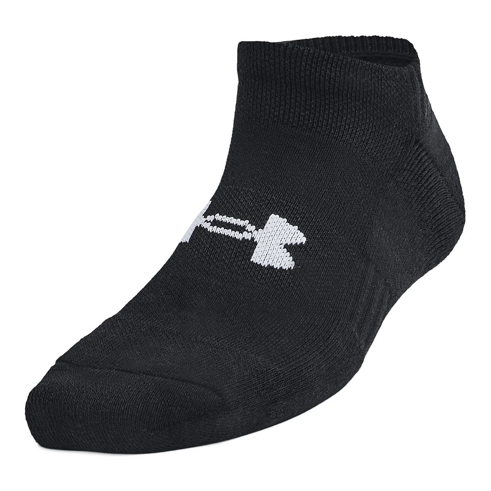 Under Armour Youth Training Cotton Quarter Crew Socks - 6 Pack