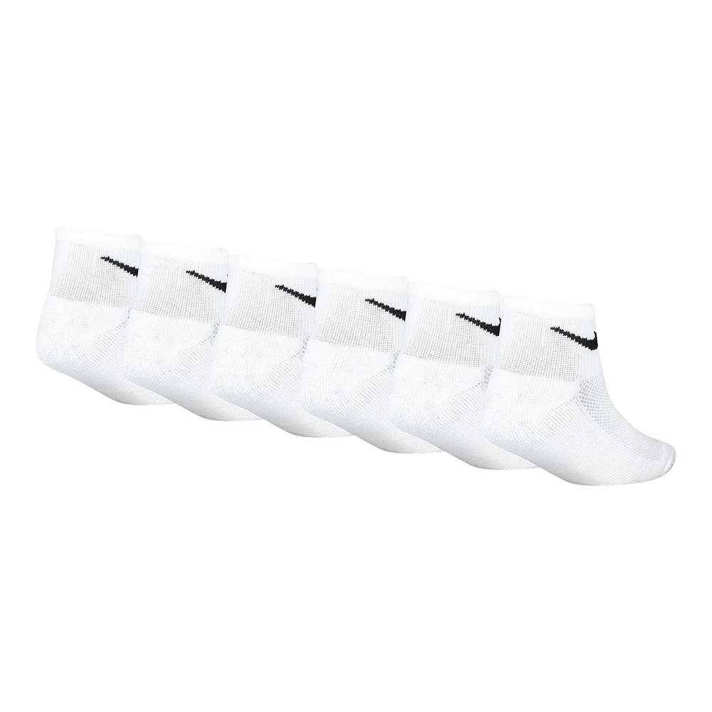 Nike Youth Swoosh Quarter Socks - 6 Pack