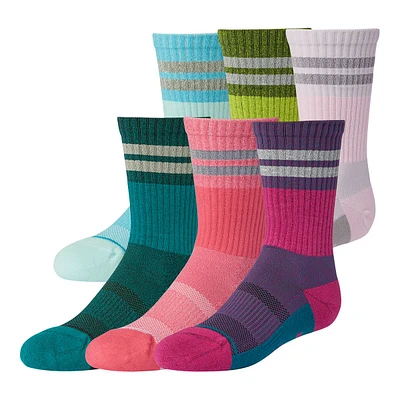 FWD Kids' Performance Crew Socks - 6 pk