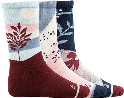 Ripzone Kids' Abstract Organic Crew Socks - 3 pk