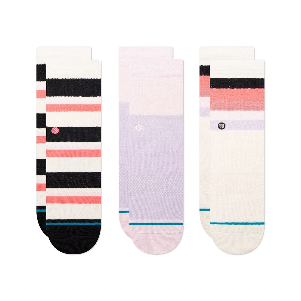 Stance Girls' Bounce Back Crew Socks - 3 Pack