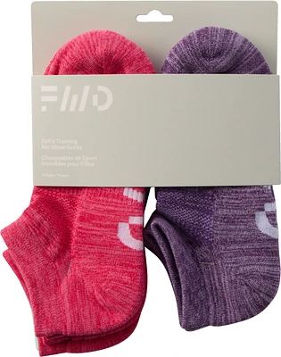 FWD Girls' Athletic No Show Socks - 6 Pack