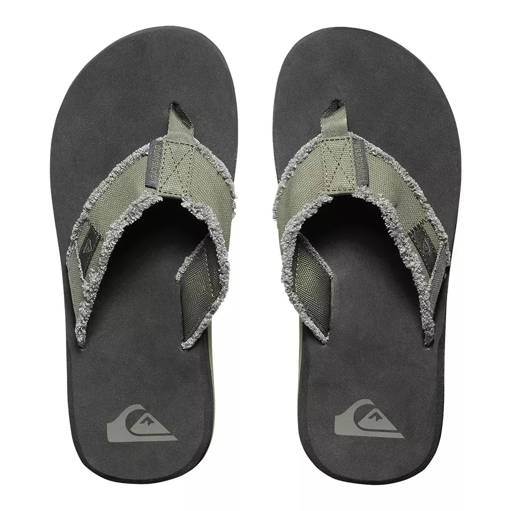 Quiksilver Men's Monkey Abyss Flip Flops/Sandals, Cushioned