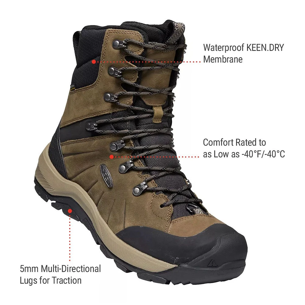 Keen Men's Revel IV Tall Insulated Waterproof Winter Boots