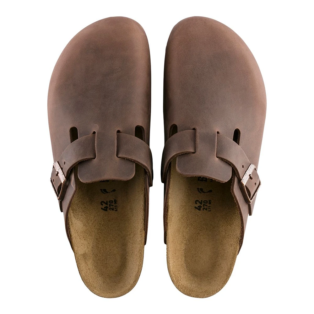 Birkenstock Unisex Boston Oiled Leather Clogs