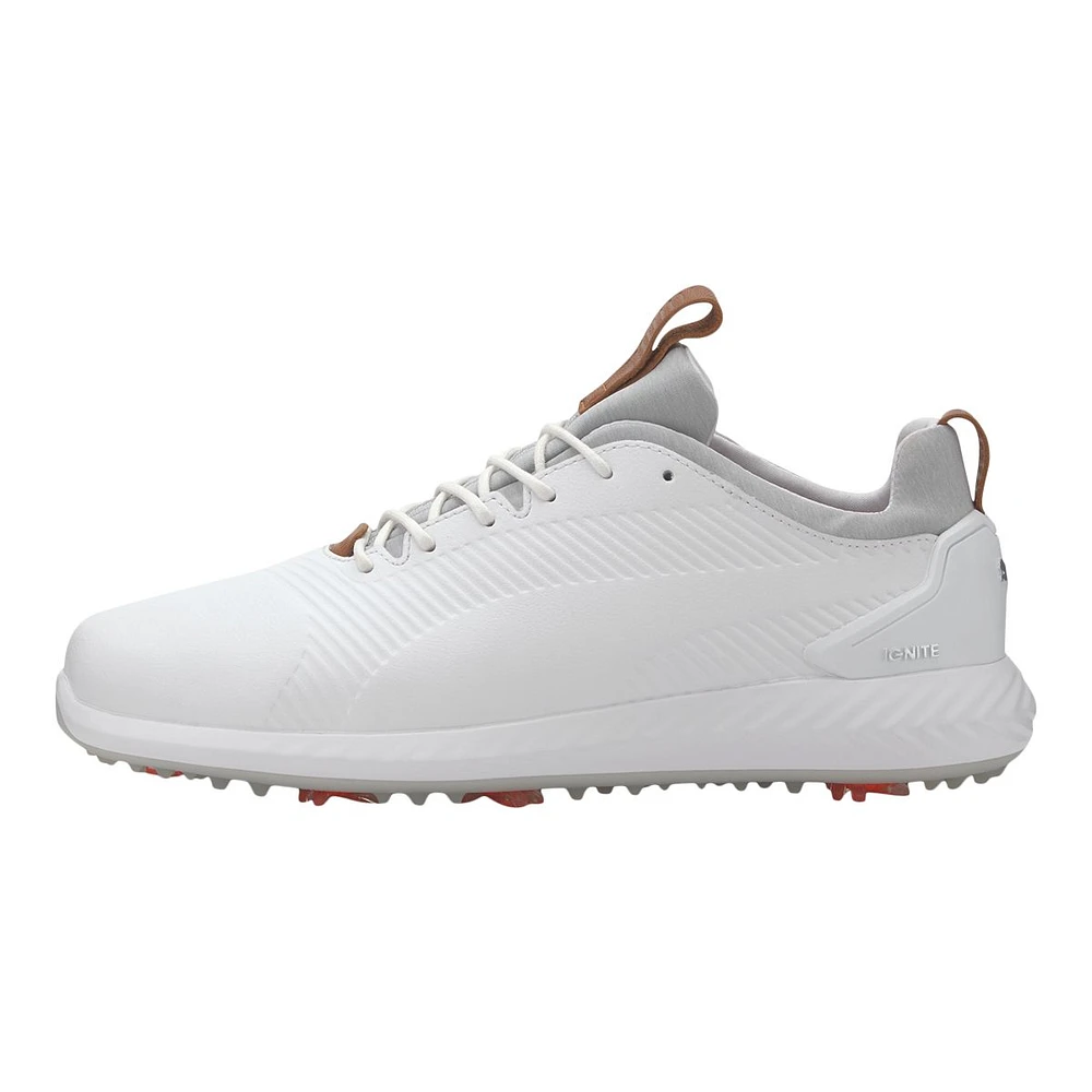 Puma Men's Ignite PWRAdapt 2.0 Golf Shoes, Spiked, Leather, Waterproof