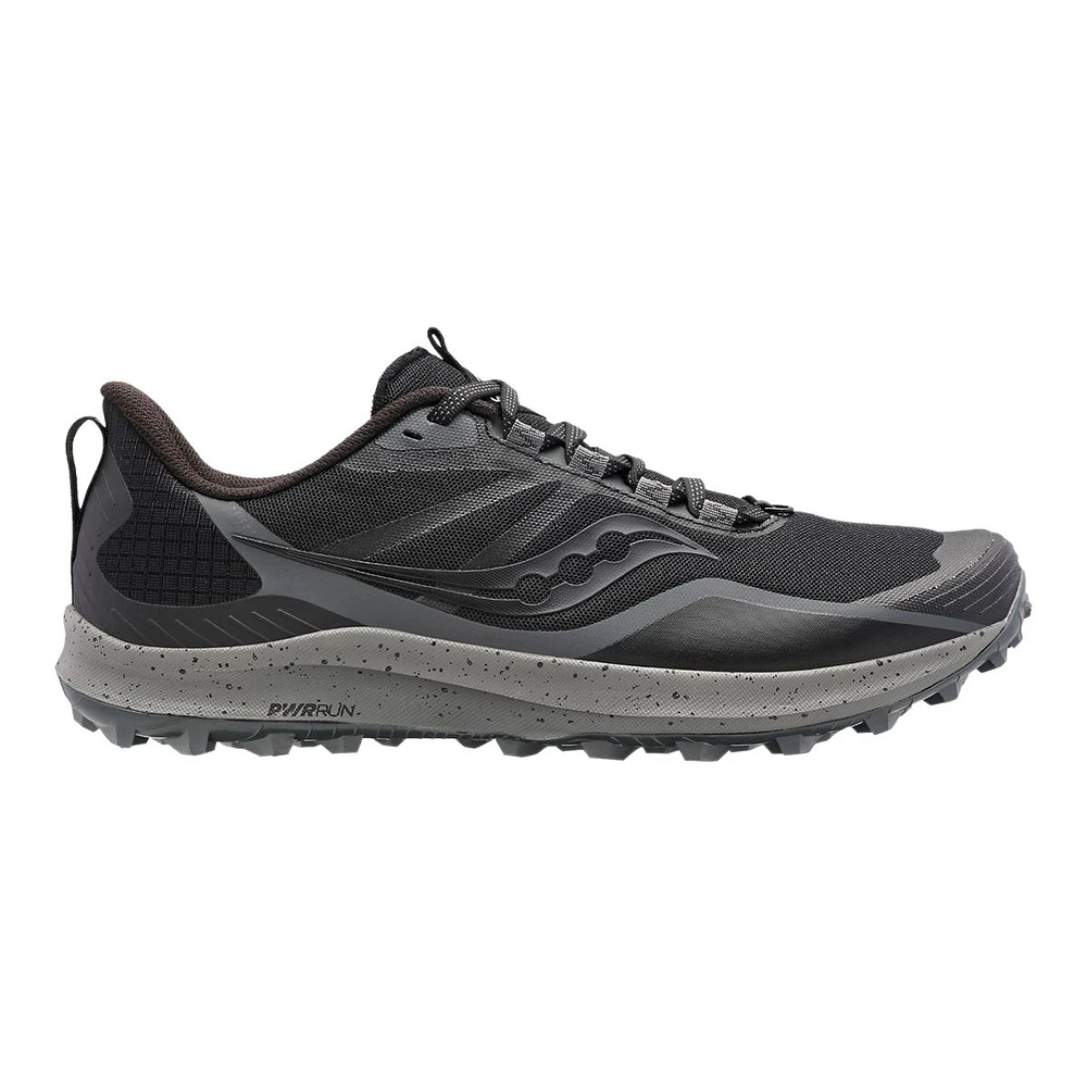 Saucony Men's Peregrine 12 Comfortable Lightweight Cushioned Trail Running Shoes