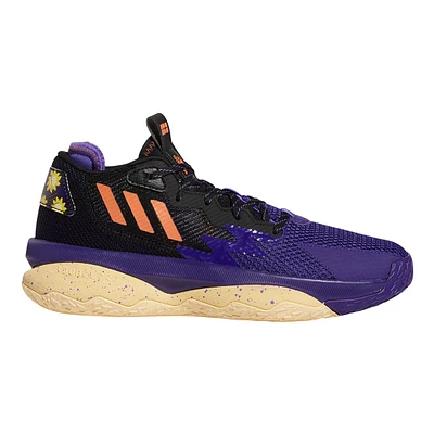 adidas Men's/Women's Dame 8 HBE Basketball Shoes, Indoor, Cushioned