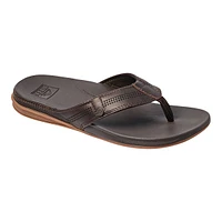 Reef Men's Cushion Bounce Lux Flip Flops/Sandals, Leather, Slip Resistant