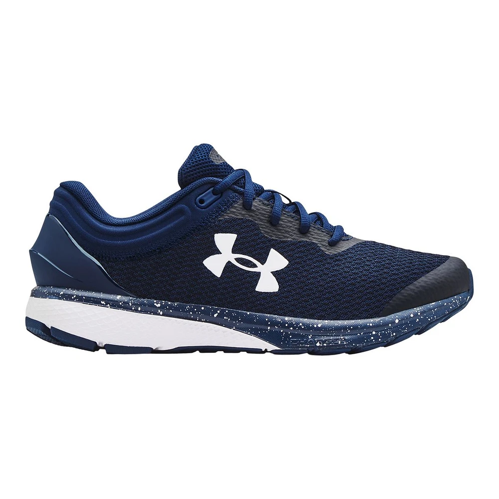 Under Armour Men's Charged Escape 3 Big Logo Lightweight Mesh Running Shoes