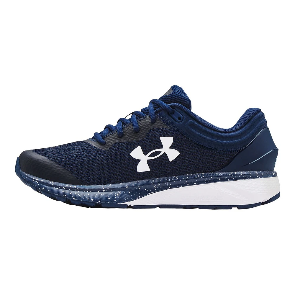 Under Armour Men's Charged Escape 3 Big Logo Lightweight Mesh Running Shoes