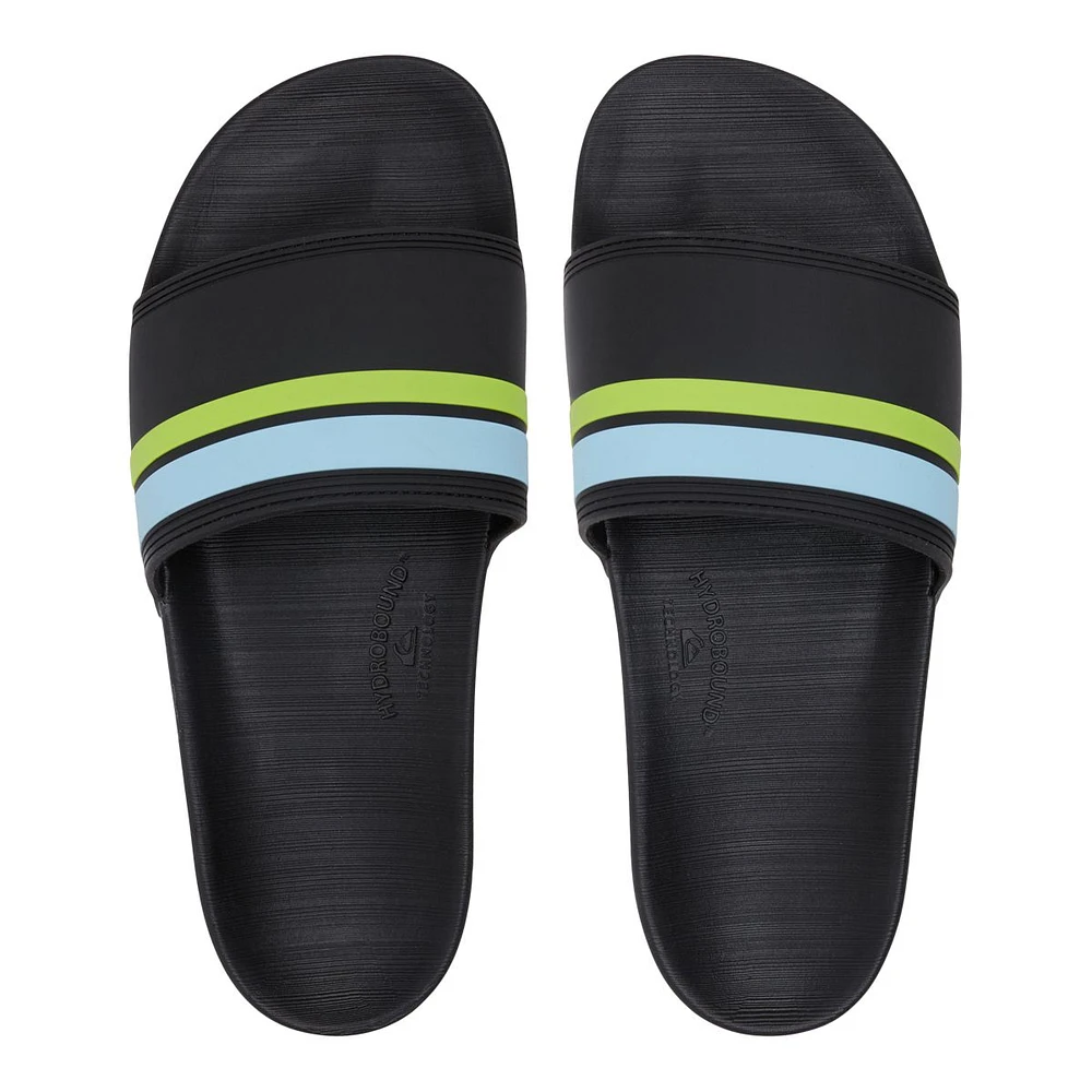 Quiksilver Men's Rivi TPR Cushioned Lined Slide Sandals