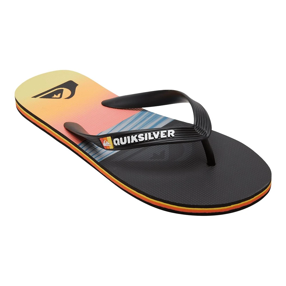 Quiksilver Men's Molokai Flip Flops/Sandals, Beach, Slip Resistant