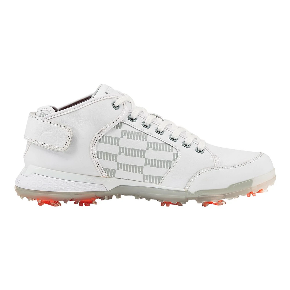 PUMA Men's PROADAPT DELTA Mid Spiked Leather Golf Shoes