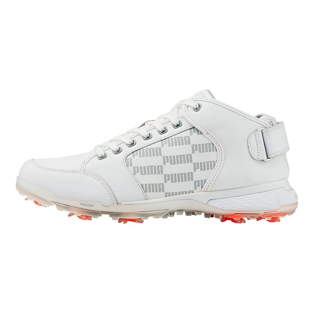 PUMA Men's PROADAPT DELTA Mid Spiked Leather Golf Shoes