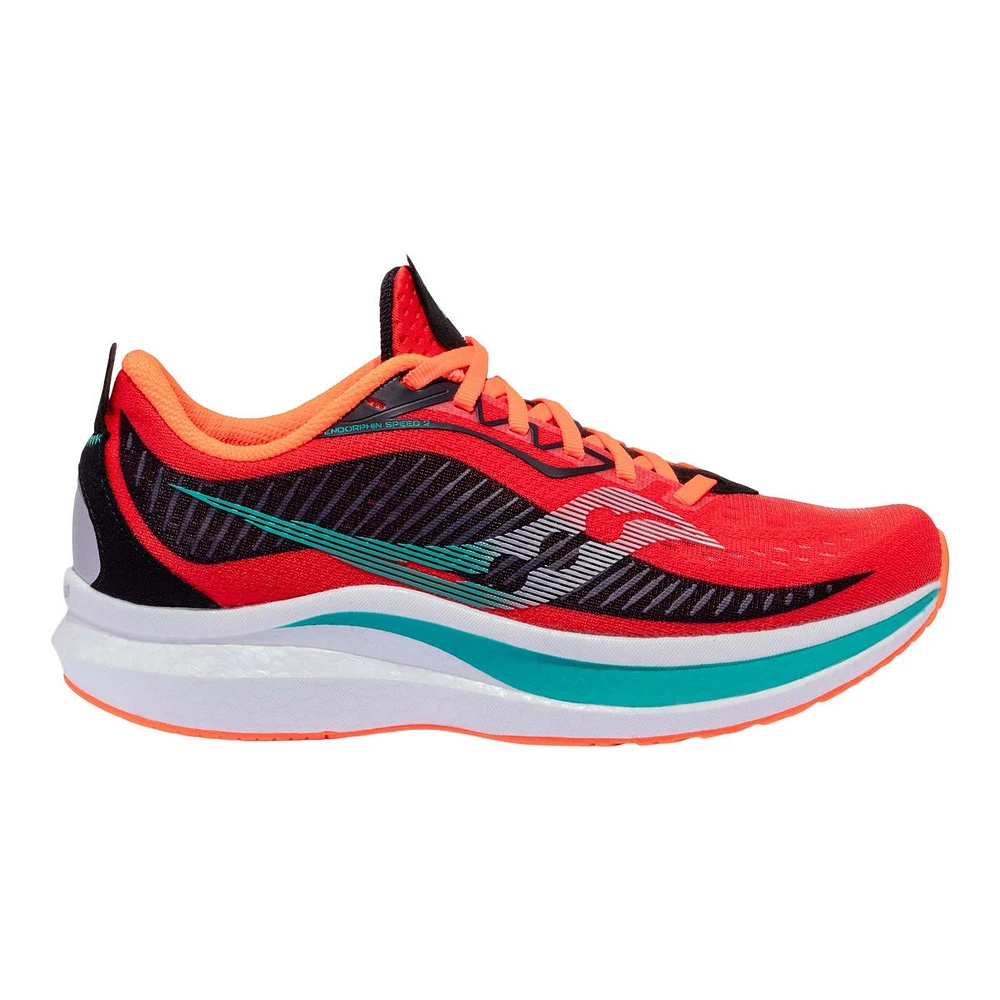 Saucony Men's Endorphin Speed 2 Running Shoes, Lightweight, Athletic, Casual