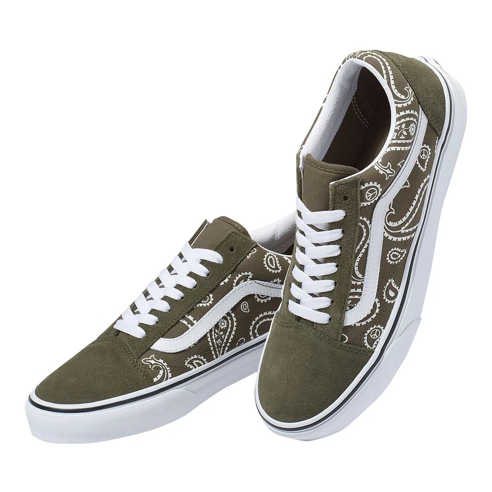 Vans Men's Peace Paisley Old Skool Skate Shoes, Sneakers, Low Top