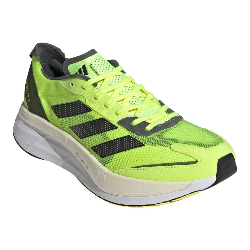 adidas Men's Adizero Boston 11 Lightweight Mesh Running Shoes