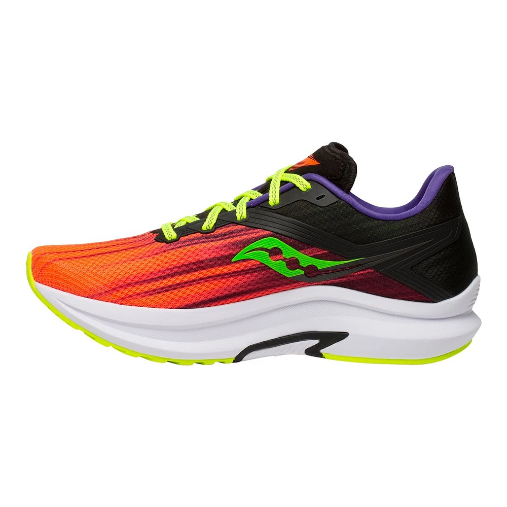 Saucony Men's PWRRUN Axon Visi Pro Running Shoes, Breathable, Removable Insole