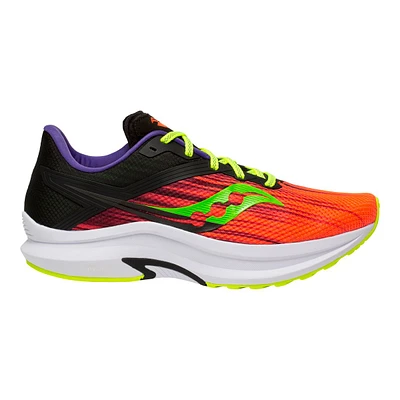 Saucony Men's PWRRUN Axon Visi Pro Running Shoes, Breathable, Removable Insole