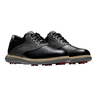 FootJoy Men's Traditions Saddle Spiked Waterproof Golf Shoes