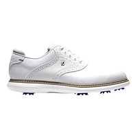 FootJoy Men's Traditions Saddle Spiked Waterproof Golf Shoes