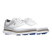 FootJoy Men's Traditions Saddle Spiked Waterproof Golf Shoes