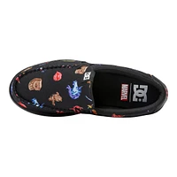 DC Men's Villain 2 Deadpool Slip-On Comfortable Moccasin Skate Shoes