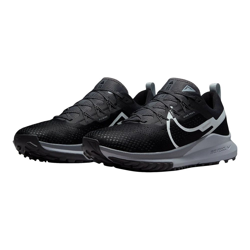 Nike Men's React Pegasus 4 Breathable Supported Trail Running Shoes