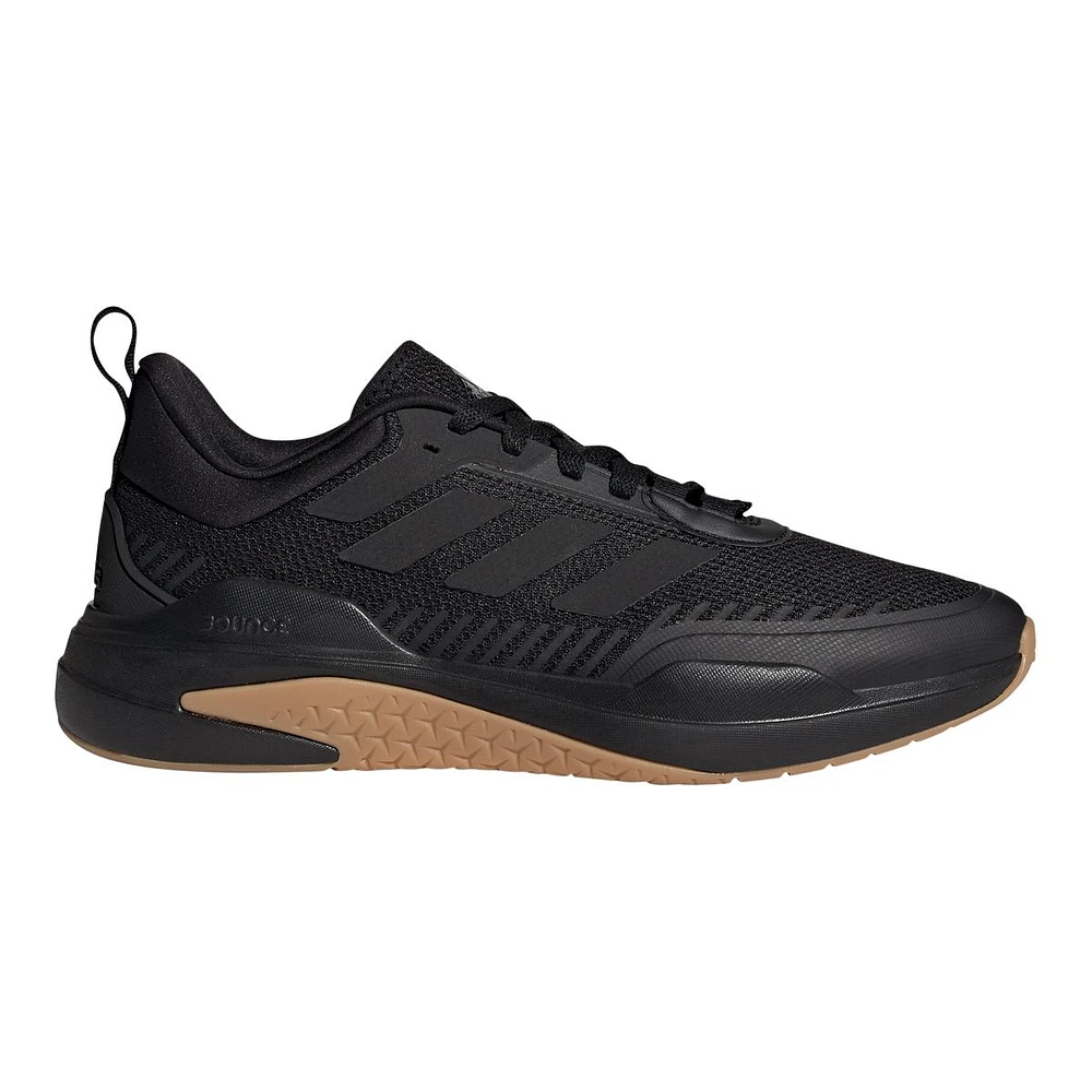 Adidas Men's Trainer V Shoe - Black/Black/Gum