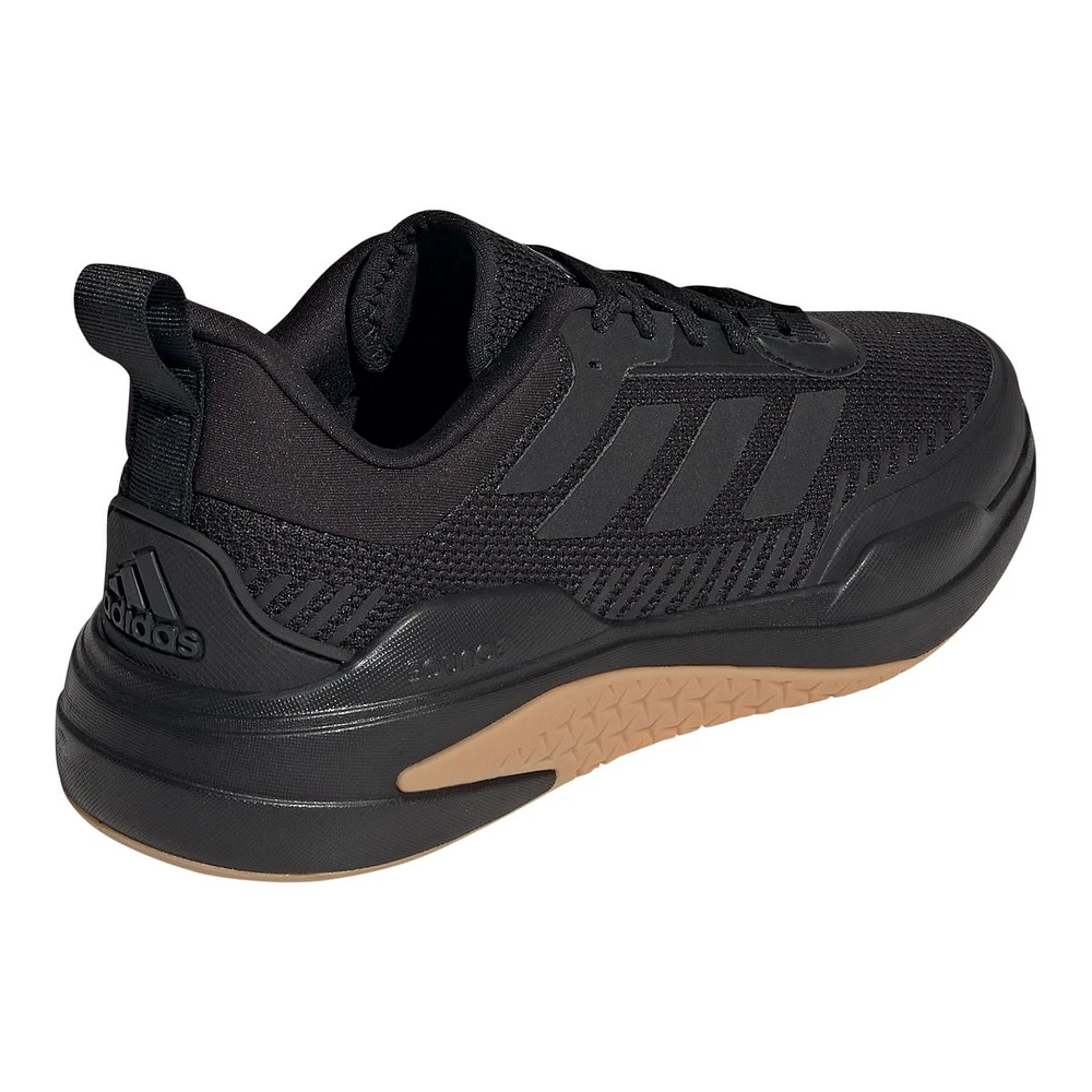 Adidas Men's Trainer V Shoe - Black/Black/Gum