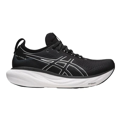 ASICS Men's Gel Nimbus 25 Wide Knit Cushioned Running Shoes