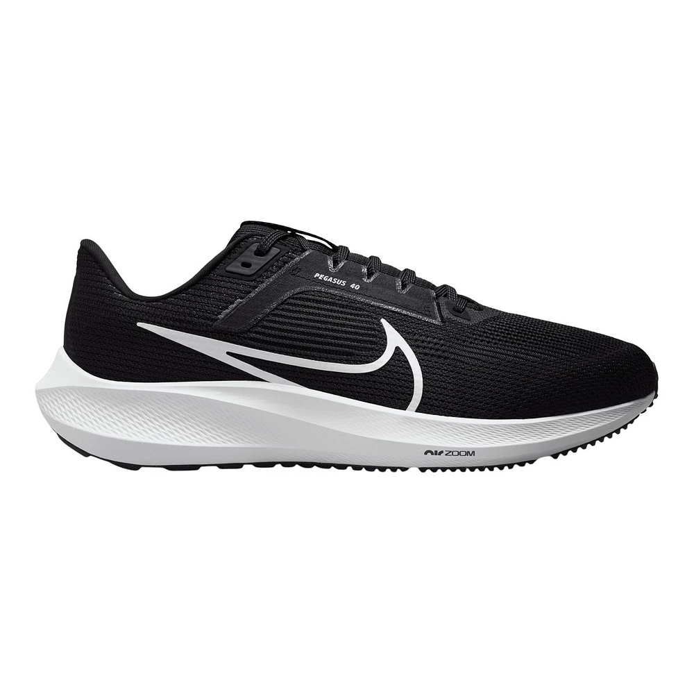 Nike Men's Air Zoom Pegasus 40 4E Wide Fit Mesh Running Shoes