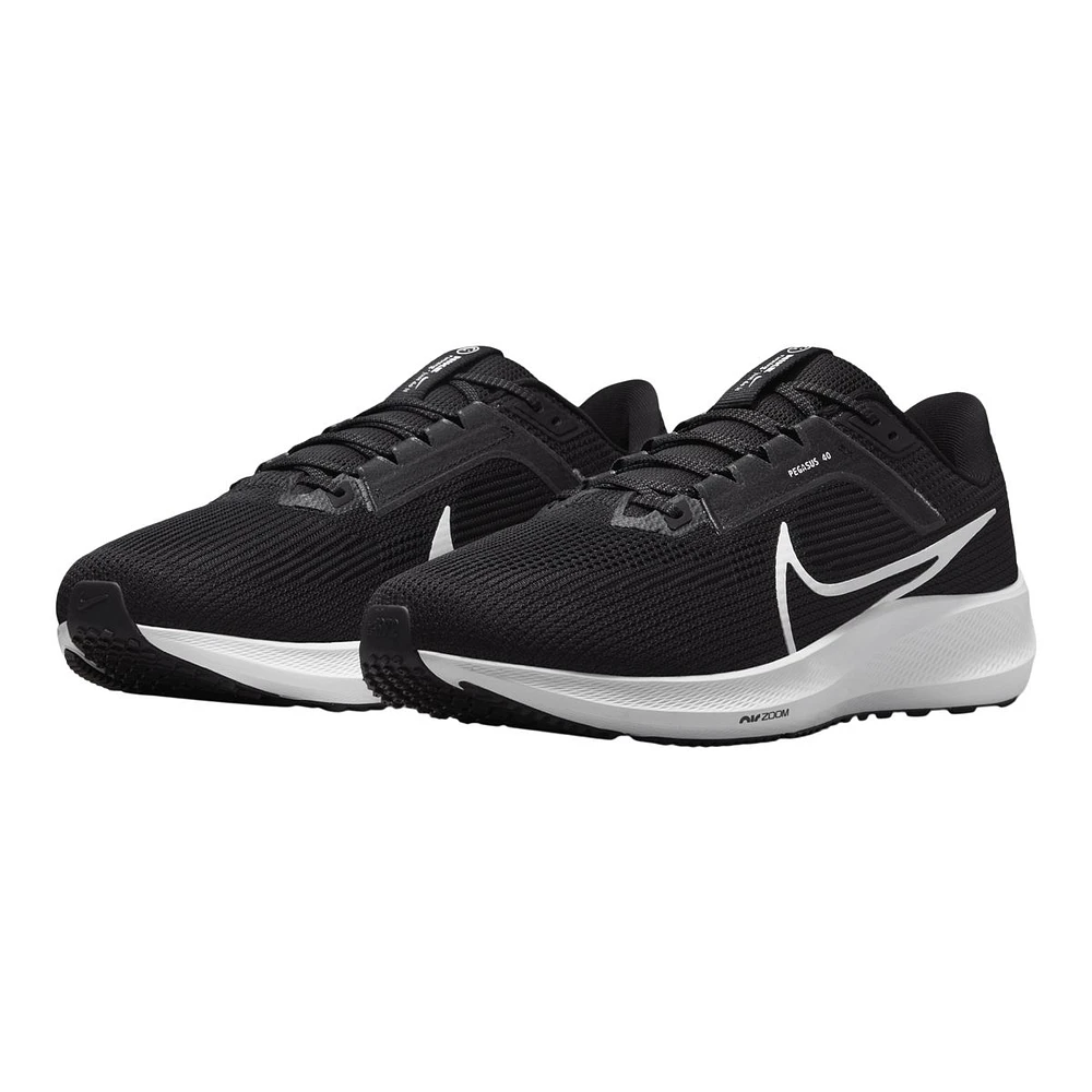 Nike Men's Air Zoom Pegasus 40 4E Wide Fit Mesh Running Shoes