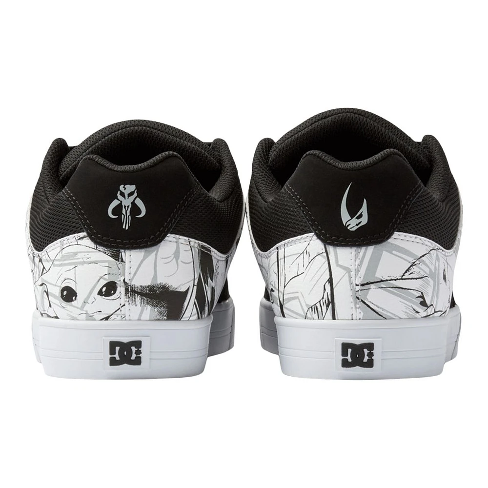 DC Men's Pure Star Wars™ Leather Breathable Mesh Skate Sneaker Shoes