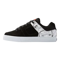 DC Men's Pure Star Wars™ Leather Breathable Mesh Skate Sneaker Shoes