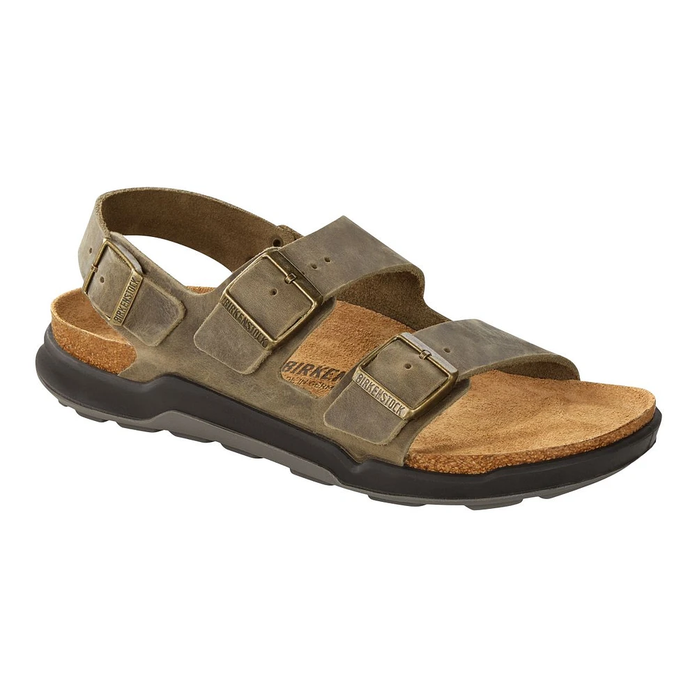 Birkenstock Men's Milano Backstrap Sandals, Oiled Leather