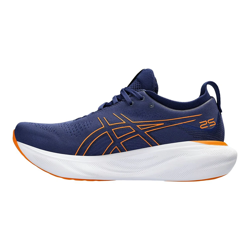 ASICS Men's Gel Nimbus 25 Training Knit Cushioned Running Shoes