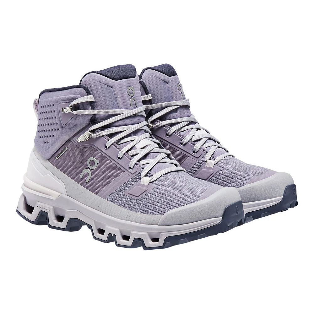 On Women's Cloudrock 2 Waterproof Shark Hiking Shoes