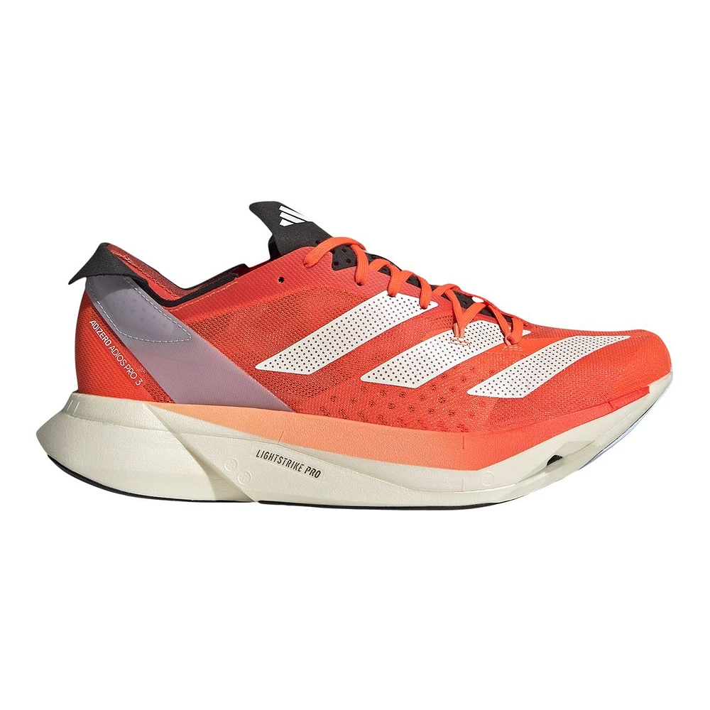 adidas Men's Adizero Adios Pro 3 Breathable Mesh Running Shoes