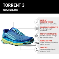 HOKA Men's Torrent 3 Trail Running Shoes