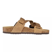 Woods Women's Laas Adjustable Cork Slides/Sandals, Casual, Walking, Beach