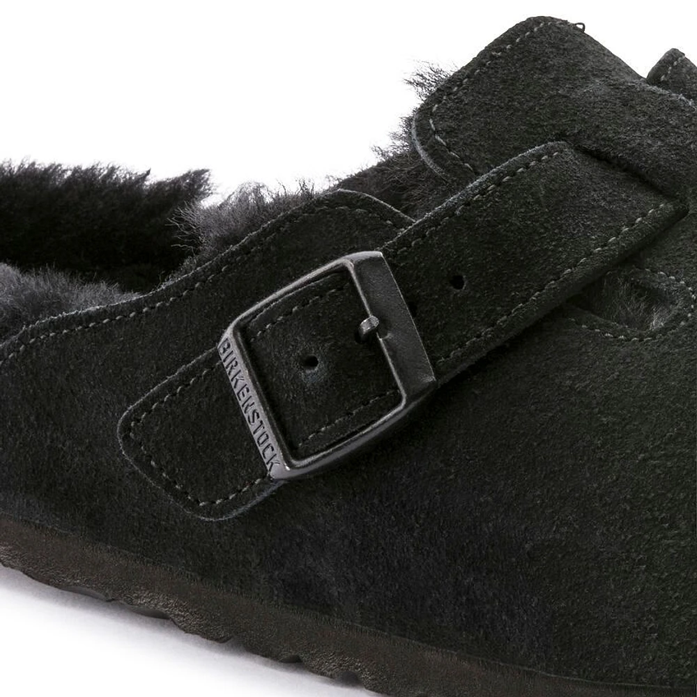 Birkenstock Women's Boston Shearling Suede Clogs